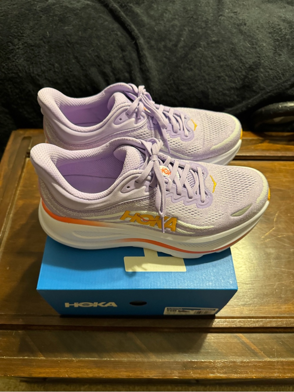 HOKA Bondi 9 Women’s Lavender Running Shoes - Picture 5 of 5